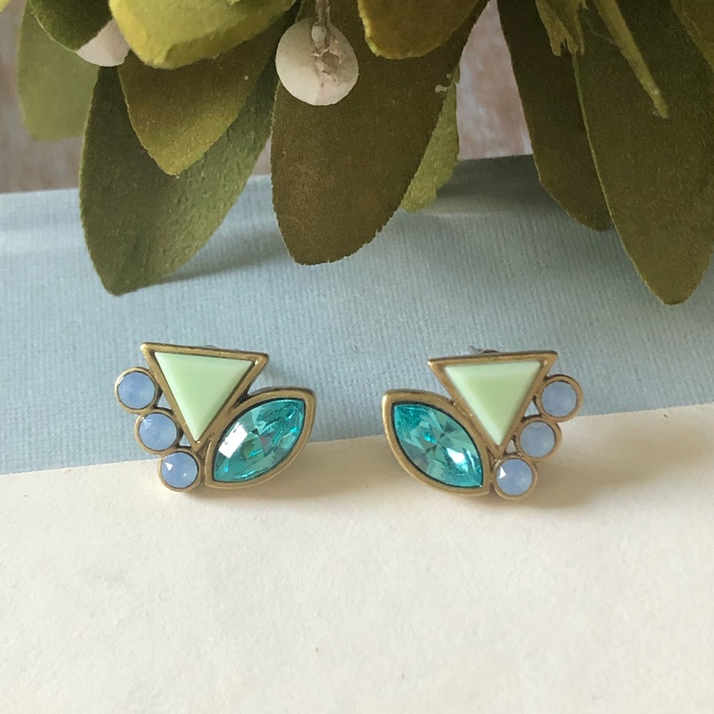 RARE SILPADA Cool-Off Geometric Crystal Earrings